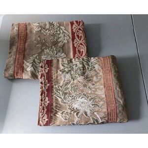 2 Springs Pillowcase Sham STANDARD Jacquard Floral Regal Vintage USA Countryside